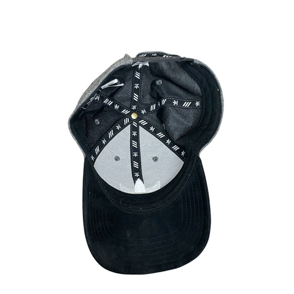 Adidas Hat Cap Snapback Gray Adjustable Embroidered  Adult Men Casual Athletic - Picture 4 of 6